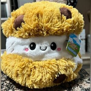 Squishable Cookie Ice Cream Sandwich Mini Squish Cookie 7” Plush